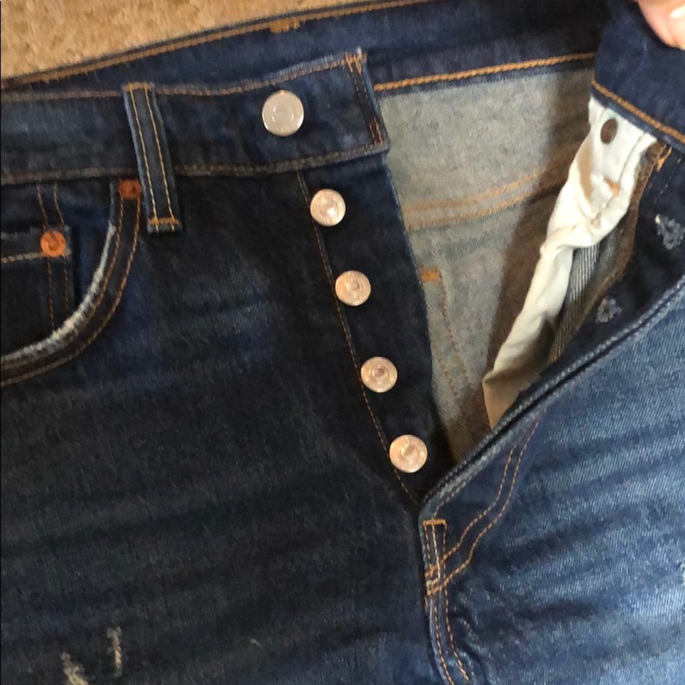 501 S Levi’s , Sz 24/ sz 1 high waisted. - Picture 4 of 7